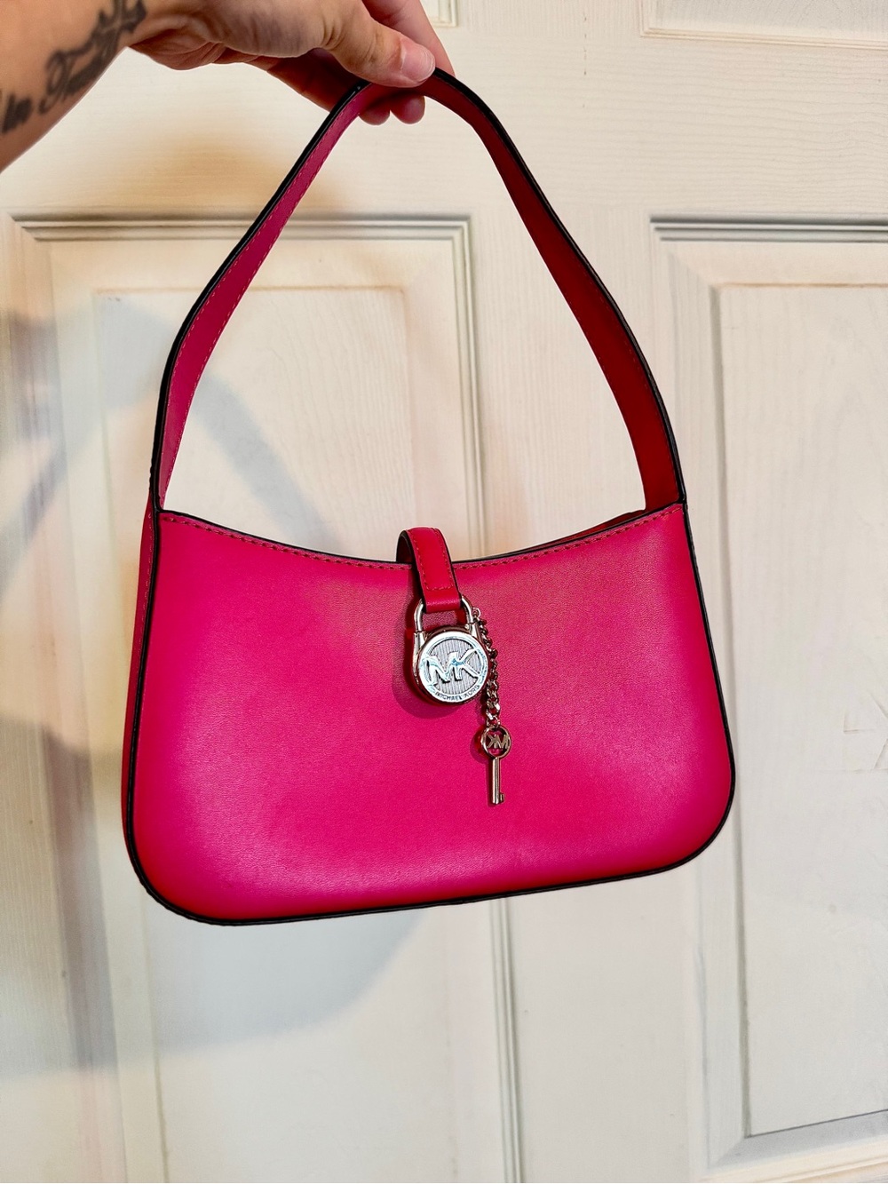 Michael Kors Hot Pink Small Shoulder Bag